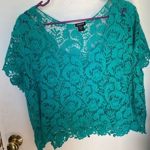 Torrid crochet crop top